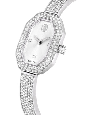 Orologio solo tempo da donna Swarovski Dextera Bangle con cassa 30x19 mm e bracciale semirigido in acciaio con cristalli 5672977