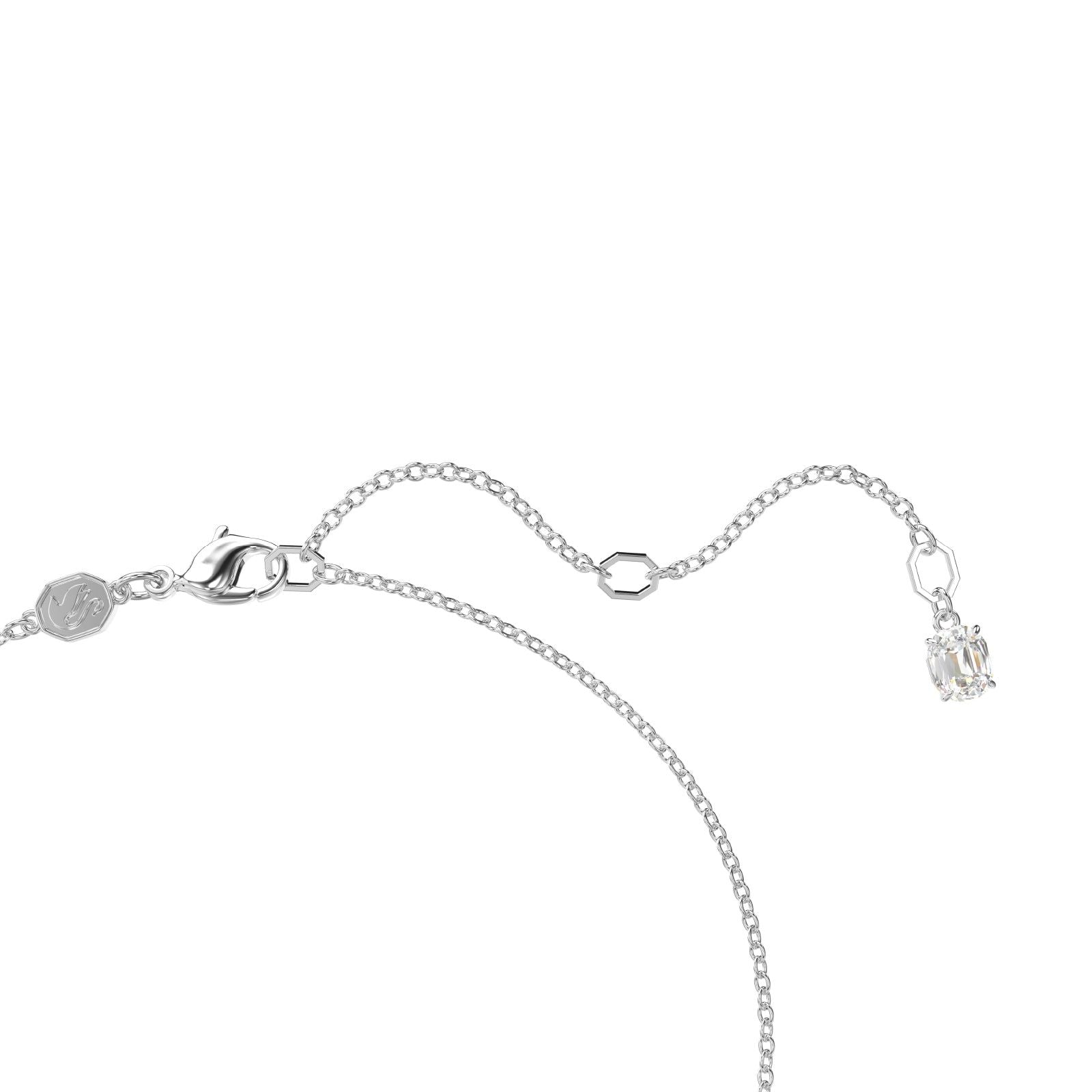 Collana donna Swarovski Insigne rodiata con croce di 6 cristalli 5675576-4