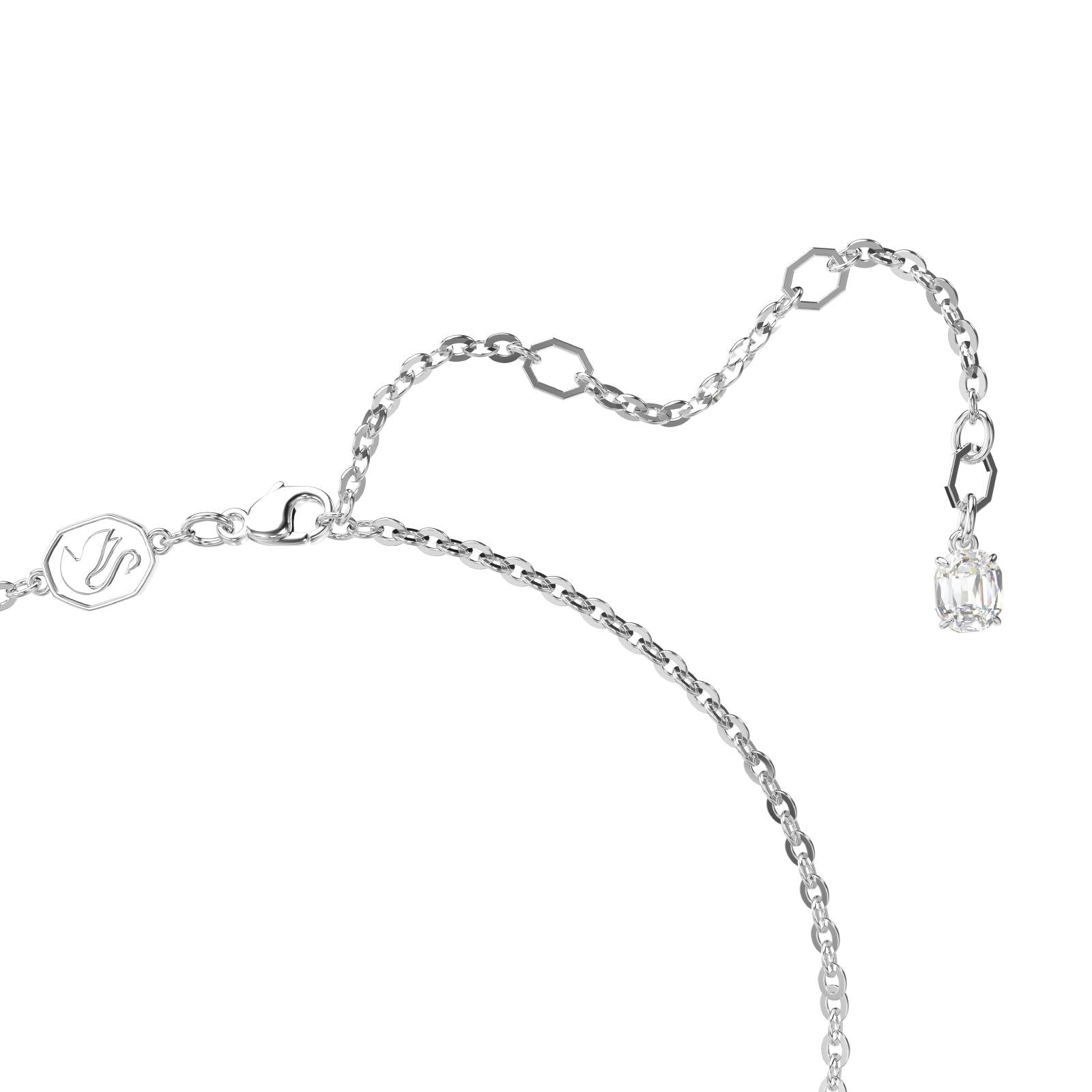 Collana donna Swarovski Insigne in lega di metalli con croce di cristalli 5675577-3