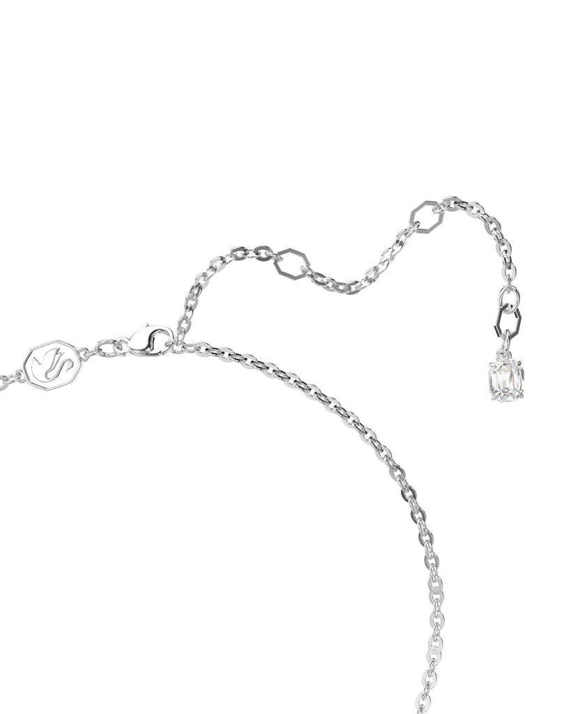 Collana girocollo da donna Swarovski Insigne in lega di metalli rodiata con ciondolo a forma di croce con cristalli 5675577