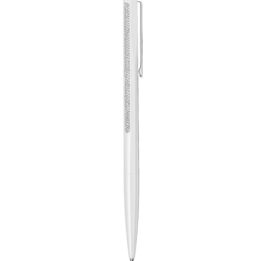 Penna Swarovski Crystal Shimmer placcata bianco con cristalli 5678183-1