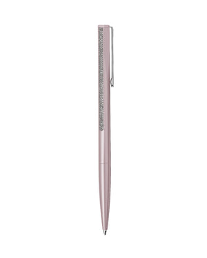 Penna a sfera della collezione Swarovski Crystal Shimmer placcata rosa cromato dal design ottagonale con cristalli sul fusto 5678188
