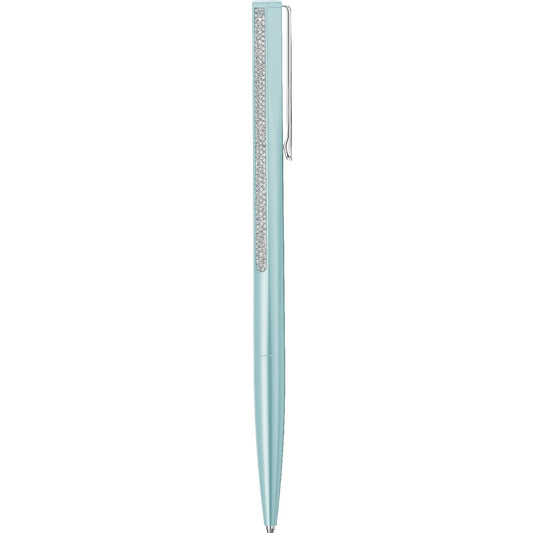 Penna Swarovski Crystal Shimmer placcata azzurro cromato con cristalli 5678190-1