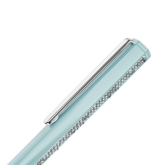 Penna Swarovski Crystal Shimmer placcata azzurro cromato con cristalli 5678190-2