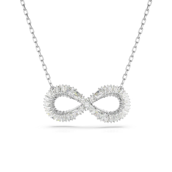 Collana donna Swarovski Hyperbola in lega di metalli con infinito di cristalli 5679434-1