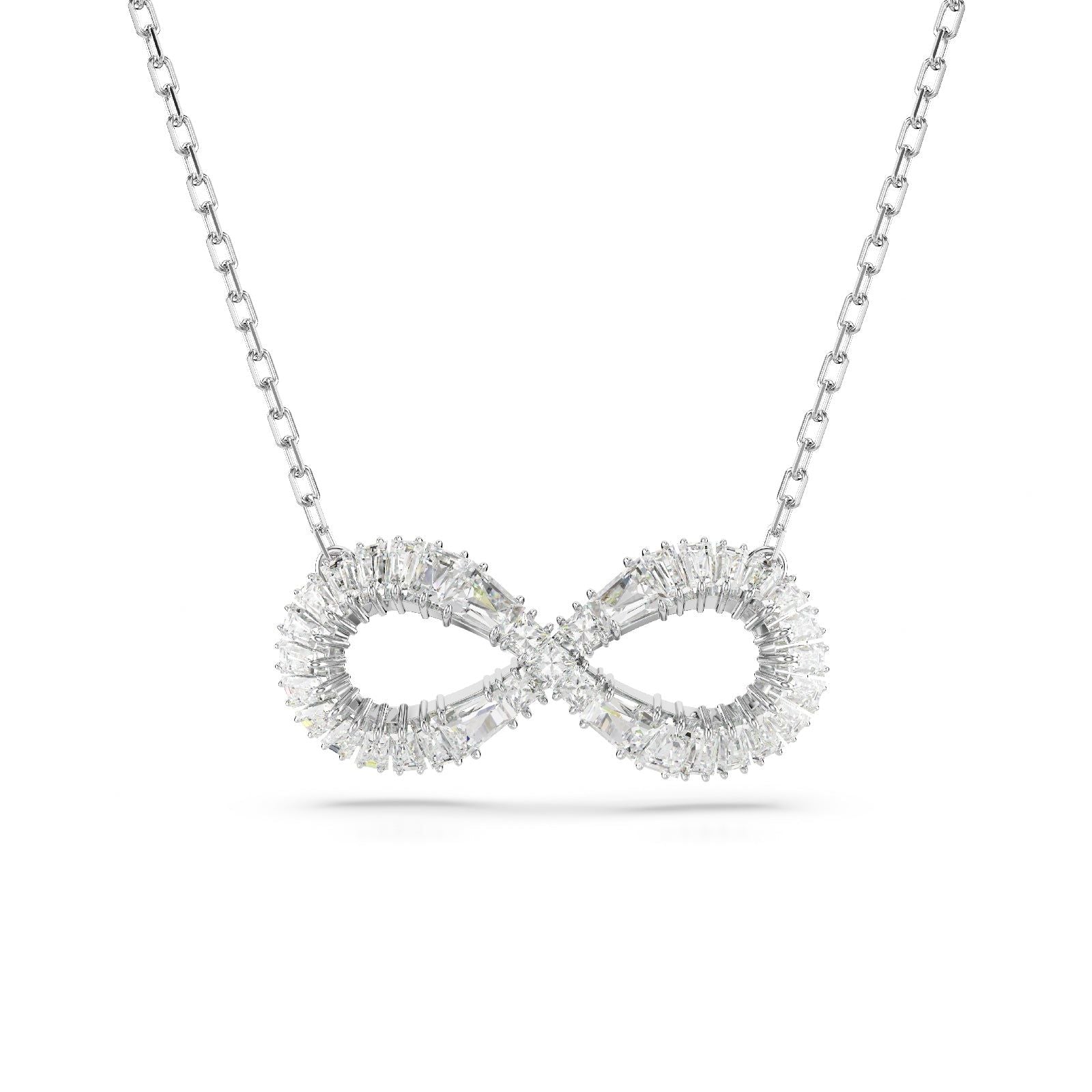 Collana donna Swarovski Hyperbola in lega di metalli con infinito di cristalli 5679434-1