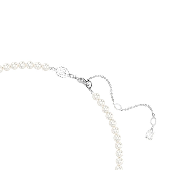 Collana donna Swarovski Idyllia lega metalli conchiglia cristalli rosa e perle 5680297-3