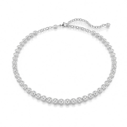 Collana tennis donna Swarovski Imber rodiato con cristalli 5682595-1