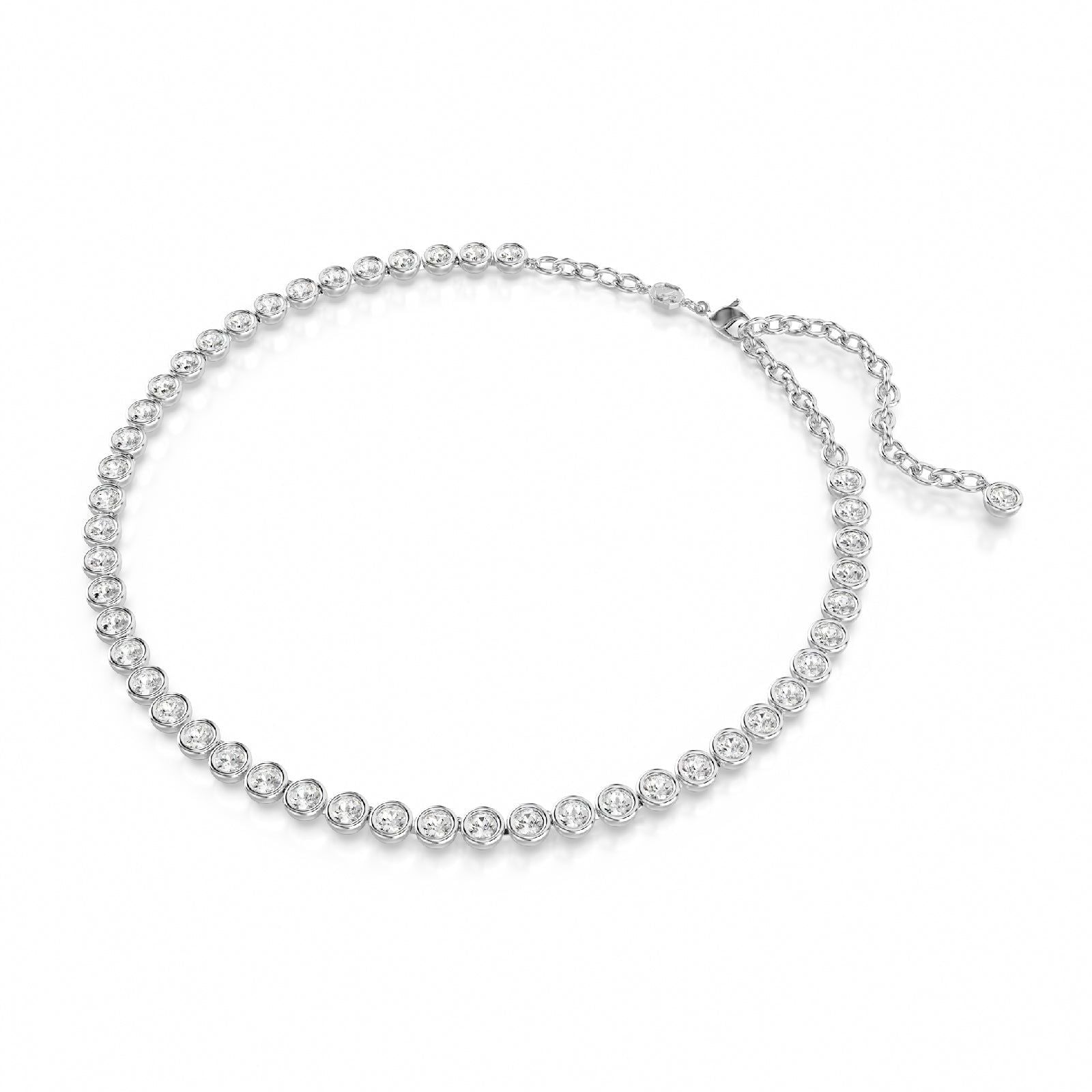 Collana tennis donna Swarovski Imber rodiato con cristalli 5682595-2