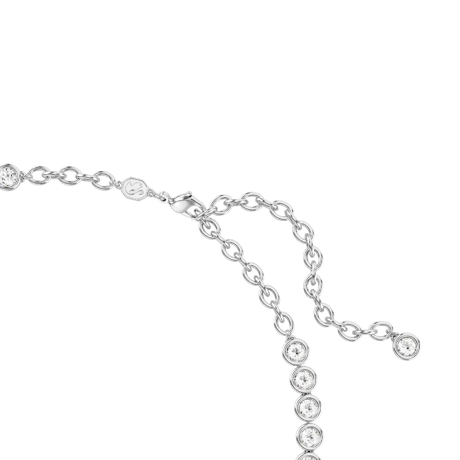 Collana tennis donna Swarovski Imber rodiato con cristalli 5682595-3