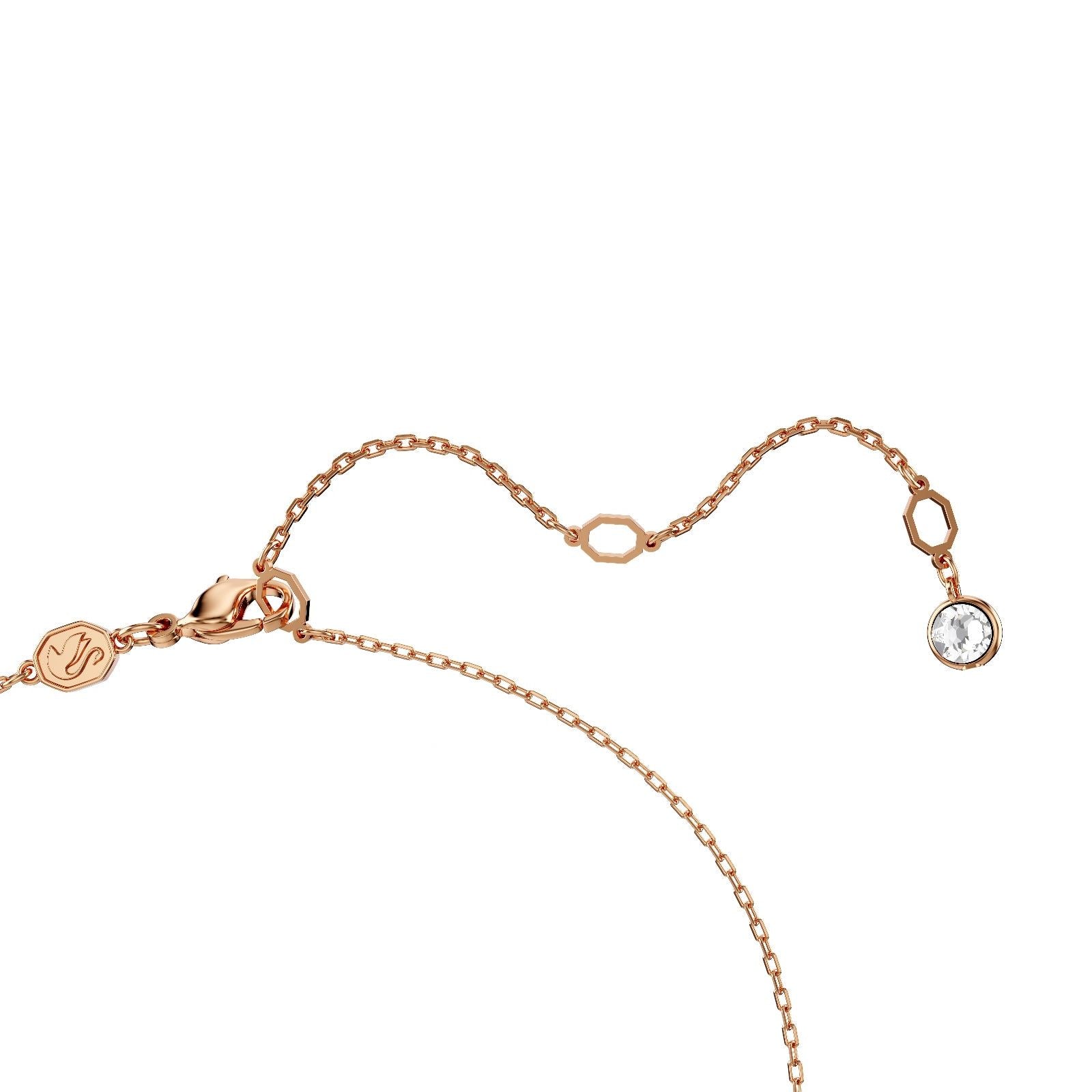 Collana donna Swarovski Hyperbola rosé con infinito di cristalli 5684084-4