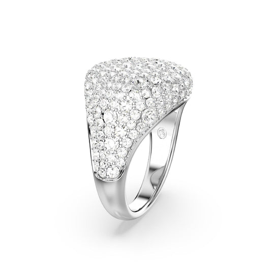 Anello chevalier donna Swarovski Meteora lega metalli con pavé cristalli 5684245-1