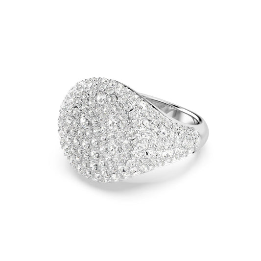 Anello chevalier donna Swarovski Meteora lega metalli con pavé cristalli 5684245-2
