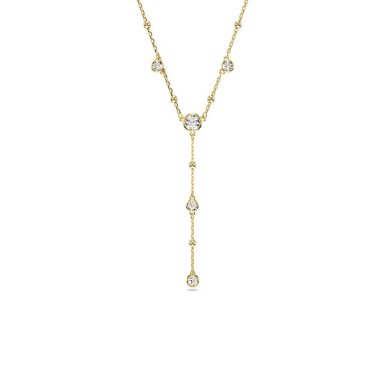 Collana a Y donna Swarovski Imber rosé con cristalli e piccole sfere 5684510-1