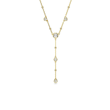 Collana a Y donna Swarovski Imber rosé con cristalli e piccole sfere 5684510-1