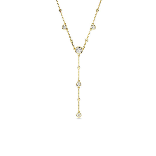 Collana a Y donna Swarovski Imber rosé con cristalli e piccole sfere 5684510-1