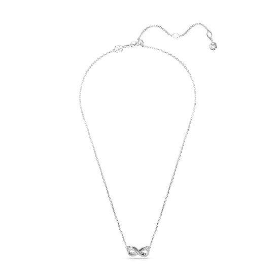 Collana donna Swarovski Hyperbola rodiata con infinito di cristalli 5687265