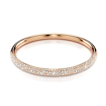Bracciale donna Swarovski Meteora rosé con pavé di cristalli 5688611-1