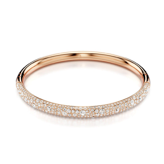 Bracciale donna Swarovski Meteora rosé con pavé di cristalli 5688611-1