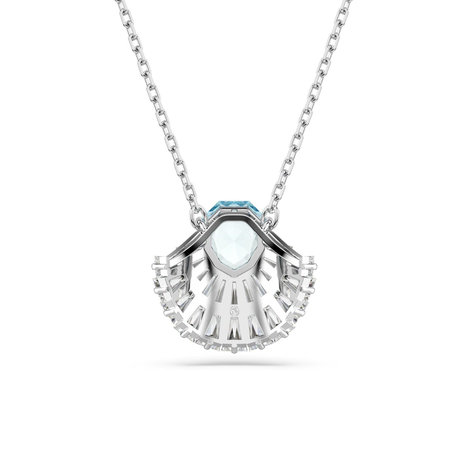 Collana donna Swarovski Idyllia lega metalli con cristalli blu e bianchi 5689195-2