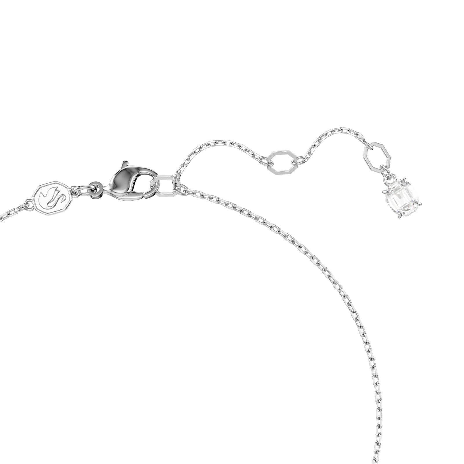 Collana donna Swarovski Idyllia lega metalli con cristalli blu e bianchi 5689195-4