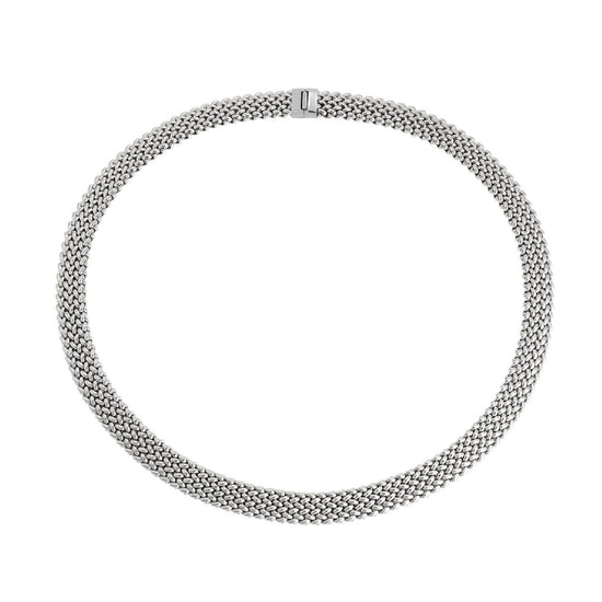 Collana donna Unoaerre Chicco argento maglia spessa chicco di riso 5888-1