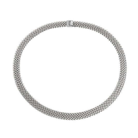 Collana donna Unoaerre Chicco argento maglia spessa chicco di riso 5888-1
