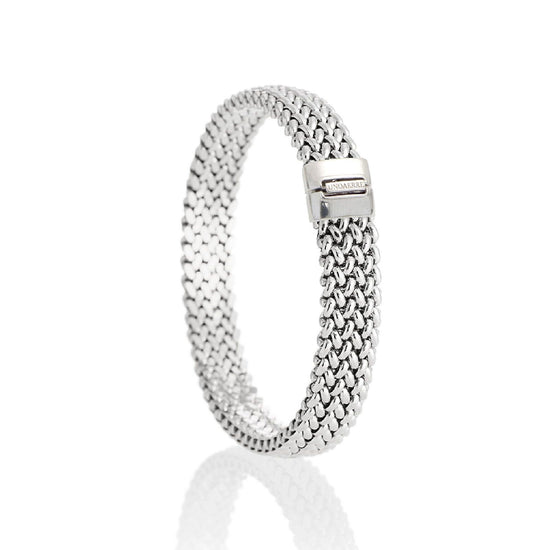 Bracciale donna Unoaerre Chicco argento maglia spessa chicco di riso 5905-1