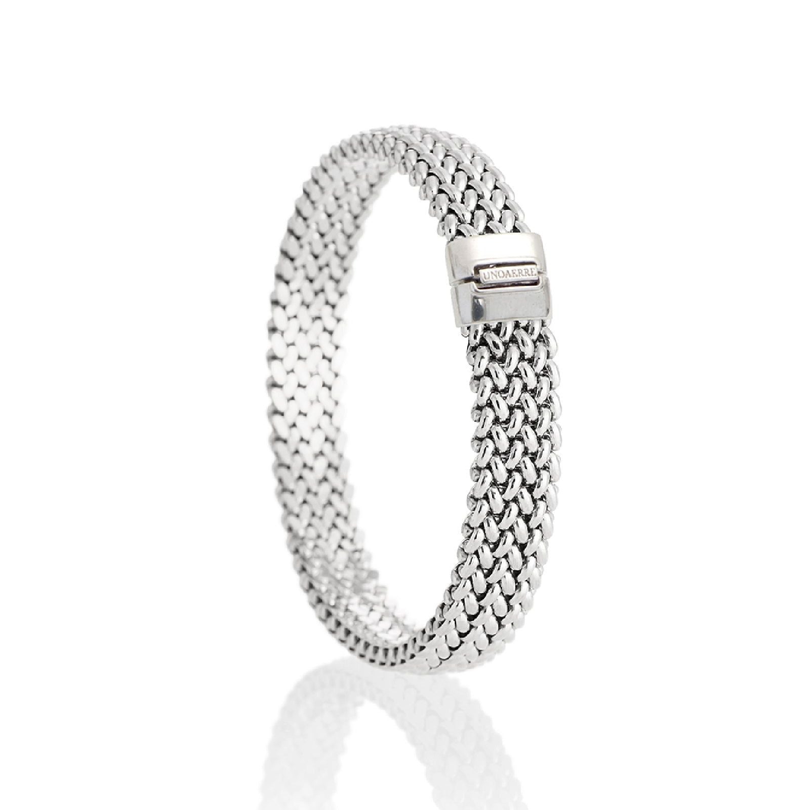 Bracciale donna Unoaerre Chicco argento maglia spessa chicco di riso 5905-1