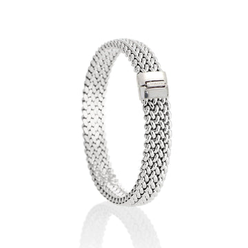 Bracciale donna Unoaerre Chicco argento maglia spessa chicco di riso 5905-1