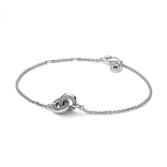 Bracciale Cerchi Intrecciati Pavè 592742C01-1