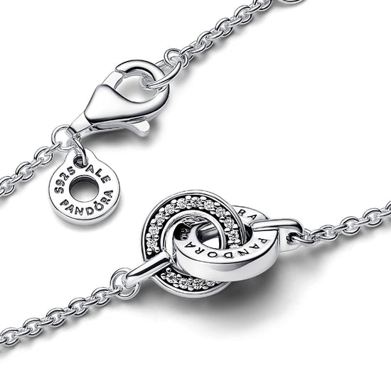 Bracciale Cerchi Intrecciati Pavè 592742C01-2