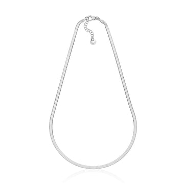 Collana girocollo donna Unoaerre Piatta in argento con maglia snake 6389