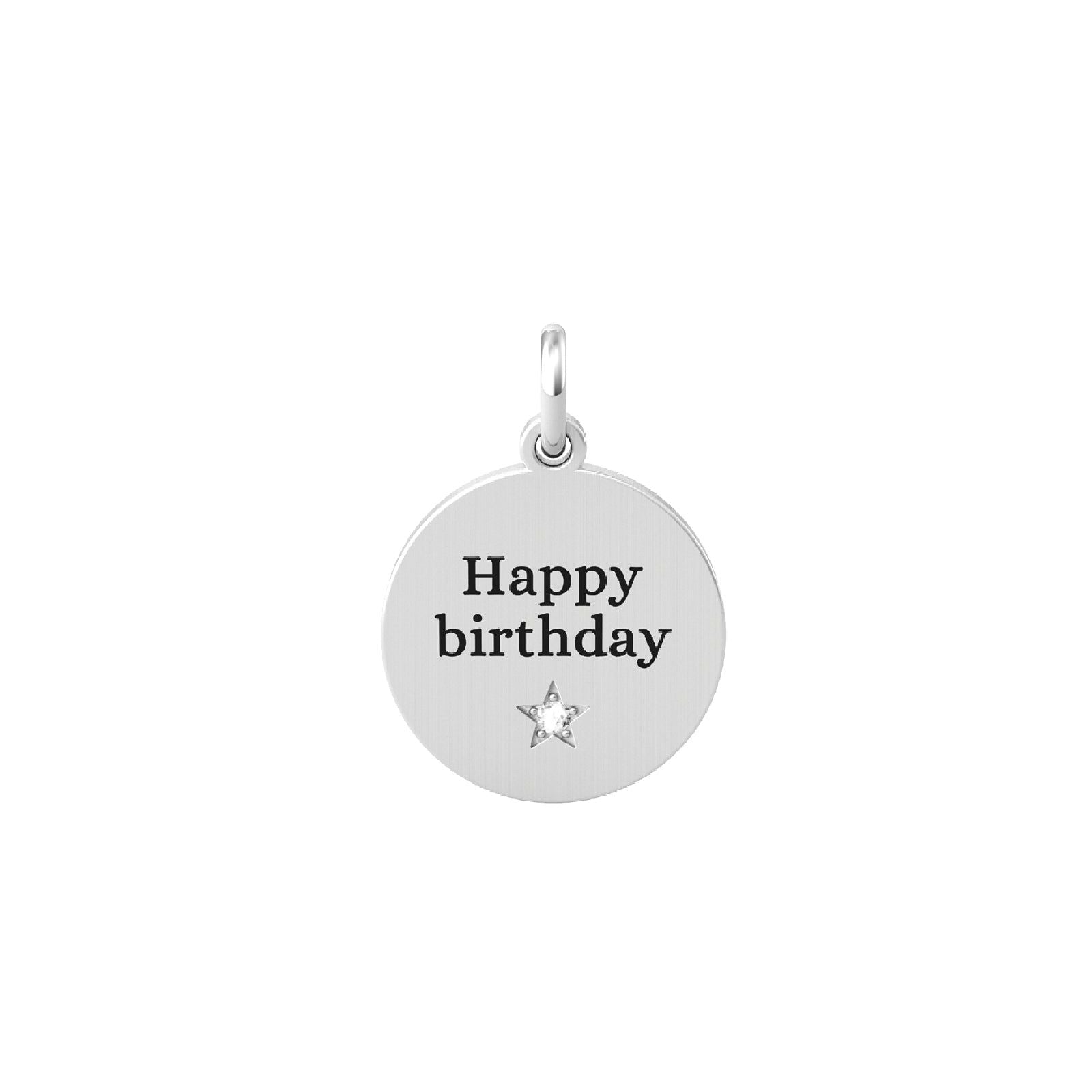 Charm Kidult By You donna acciaio con frase buon compleanno 741010-1