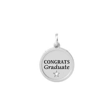 Charm Kidult By You donna acciaio con scritta per laurea 741011-1