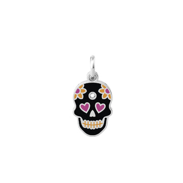 Charm Kidult By You donna acciaio a forma di teschio messicano 741049-1