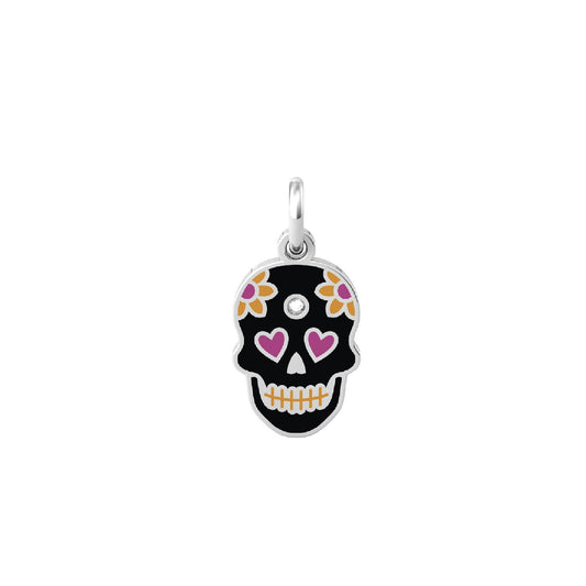 Charm Kidult By You donna acciaio a forma di teschio messicano 741049-1