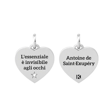 Charm Kidult By You donna acciaio con citazione Antoine de Saint-Exupéry 741060-1