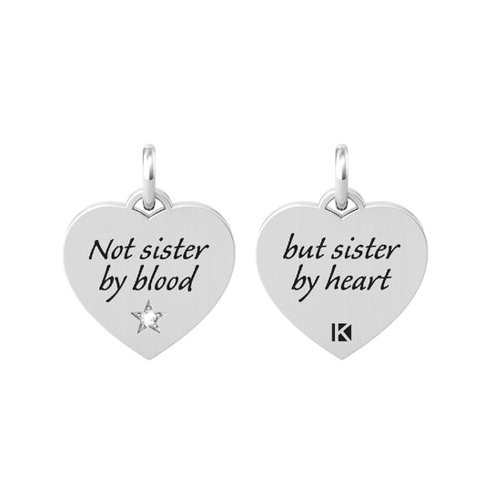 Charm Kidult By You donna acciaio a cuore per un'amica 741067-1