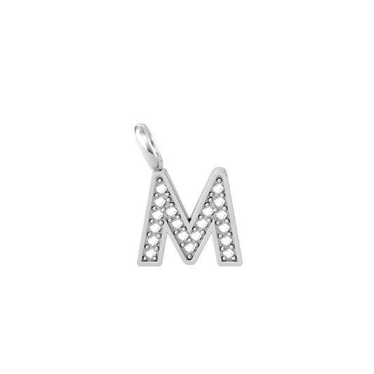 Charm Kidult By You donna acciaio con iniziale M 741084M-1