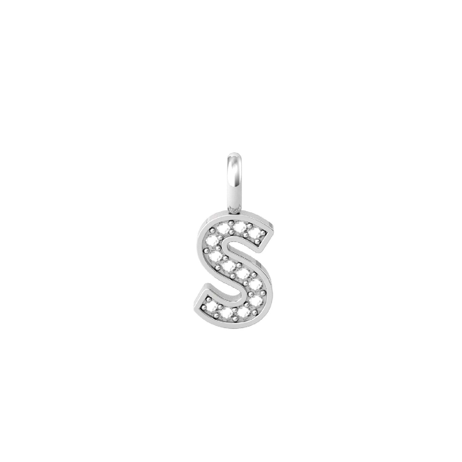 Charm Kidult By You donna acciaio con iniziale S 741084S-1
