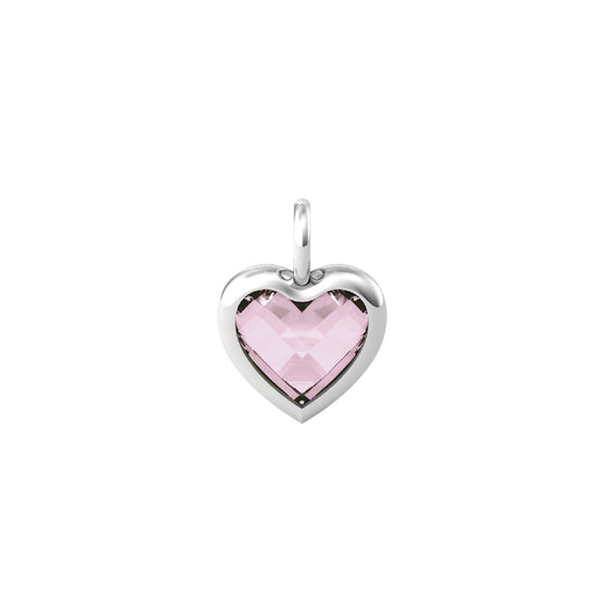 Charm Kidult By You donna acciaio a cuore piccolo con glass rosa 741092-1