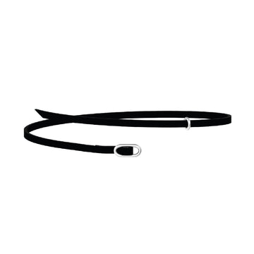 Bracciale-Choker Kidult By You donna in microfibra nera con fibbia in acciaio 751233-1