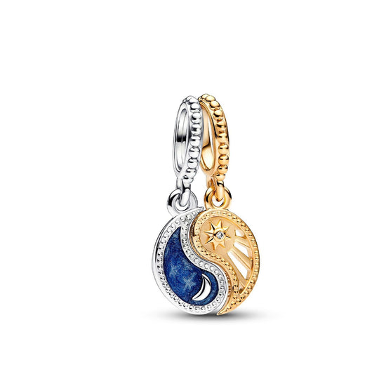 Ciondoli a forma di sole e luna in oro, ciondolo a forma di sole riempito in oro 18 carati, collana con ciondolo celeste per la creazione di gioielli fai da te Ciondoli a forma di sole e luna in oro, ciondolo a forma di sole riempito in oro 18 carati, collana con ciondolo celeste per la creazione di gioielli fai da te