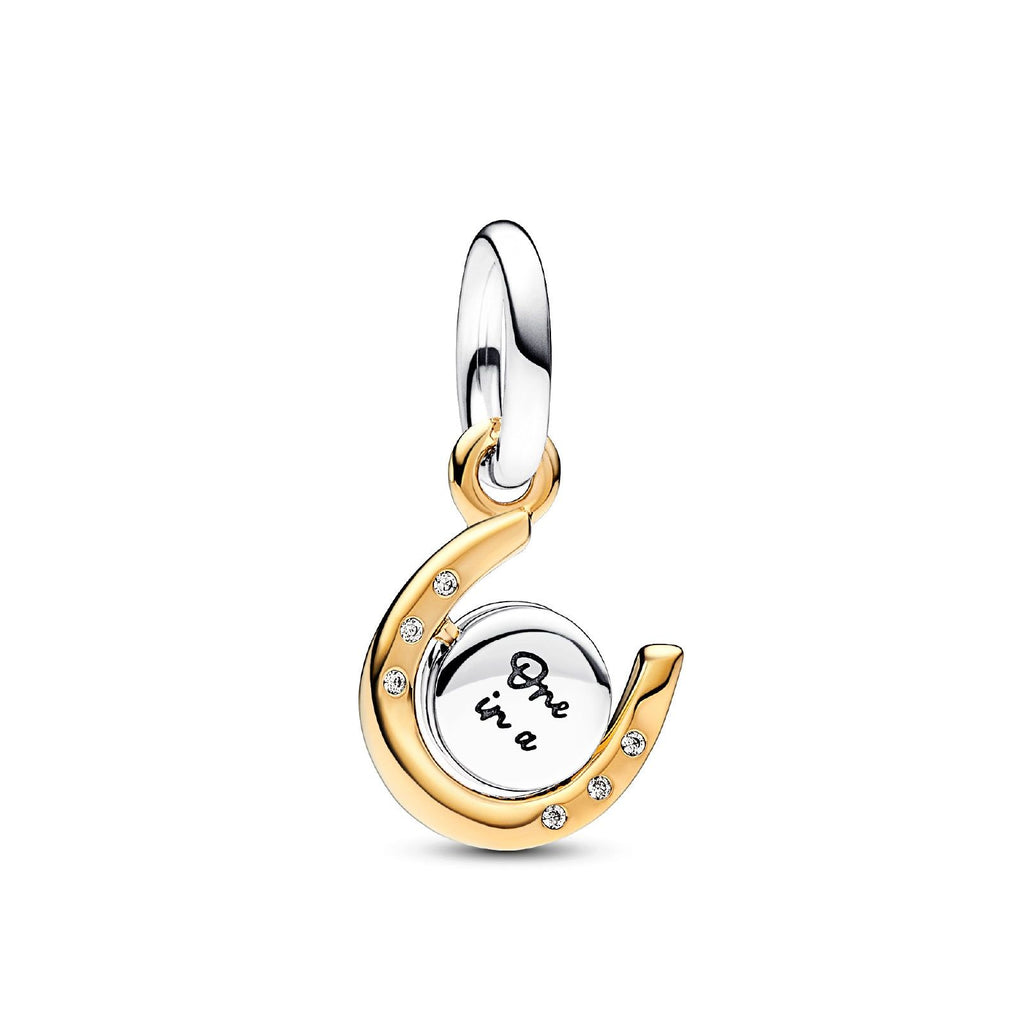 Charm Pendente Ferro di Cavallo Girevole
