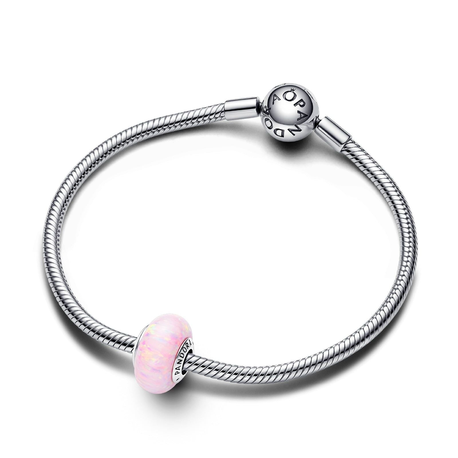 Charm Opale Glitter Rosa 791691C03-3