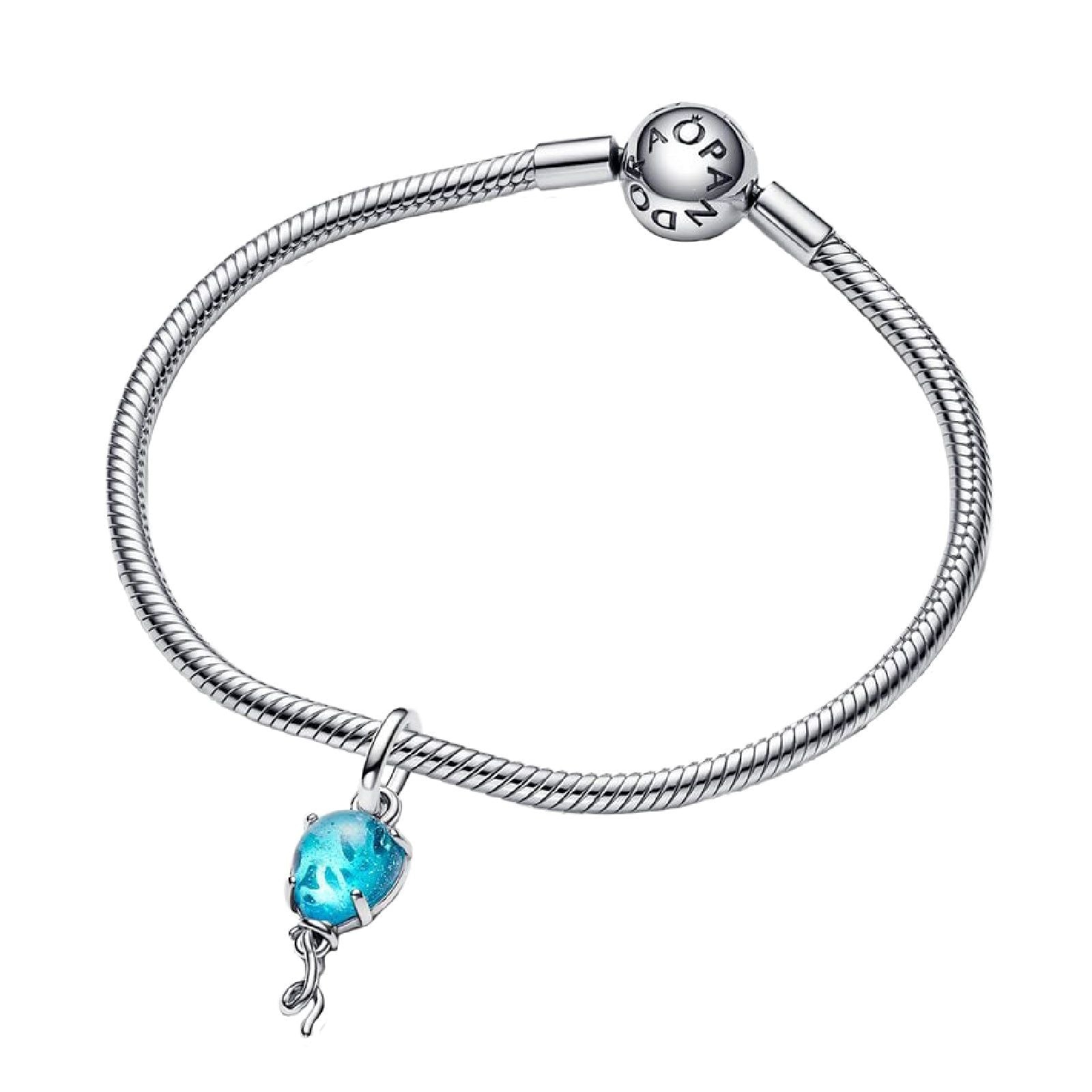 Charm Pendente Palloncino Blu Vetro di Murano 792792C01-3