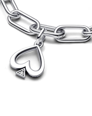 Charm da donna Pandora ME in Argento Sterling 925 a forma del simbolo delle picche con zirconi 793078C01