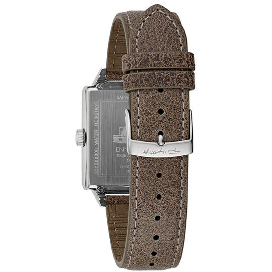 Orologio uomo Bulova Frank Lloyd Wright Limited Edition in pelle beige 34mm 96A314-2