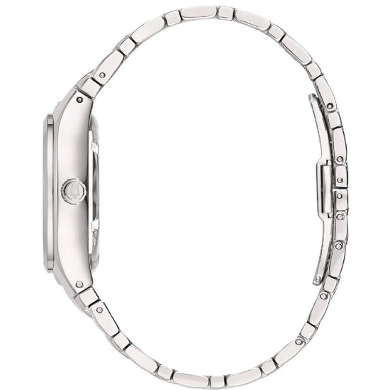 Orologio automatico donna Bulova Classic in acciaio e quadrante in madreperla e diamanti 34 mm 96P247-3